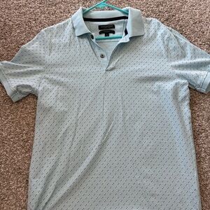 Banana Republic Light Blue Polo Shirt